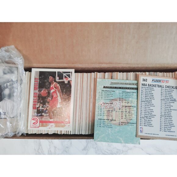 80 & 90s 3lbs Basketball Baseball Collectibles Sports Cards Lot Various Open Box - Picture 3 of 11